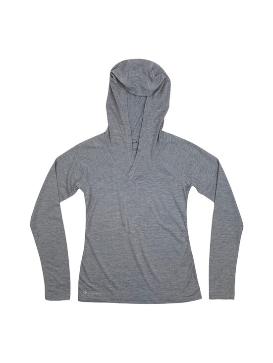 Ideology Tops - Ideology Womens Rapidry Heathered Performance Hooded Top Size XS